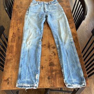 Vintage Wrangler Light Blue Women’s Straight-Leg Jeans